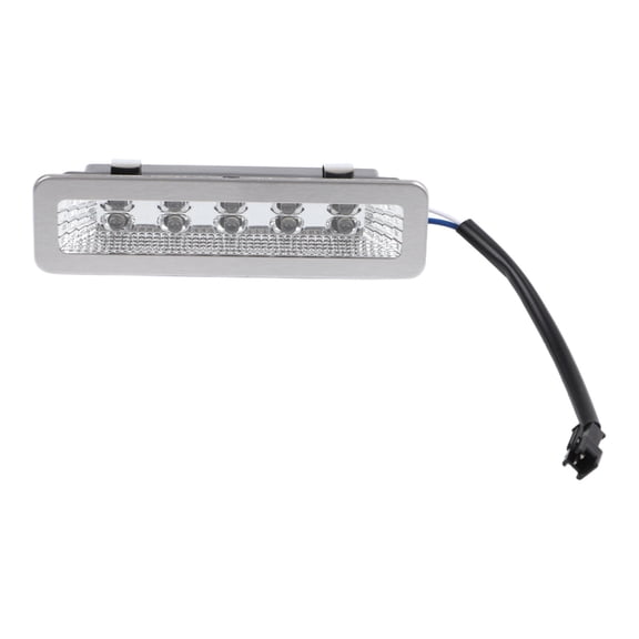 LED Light Panel For Stoves And Range Hoods, Dual Voltage 12V/220V Square Ceiling Lamp, Energy Efficient Double-Row LED Kitchen Lighting Fixture, Metal Housing 12X3.3cm(220V)