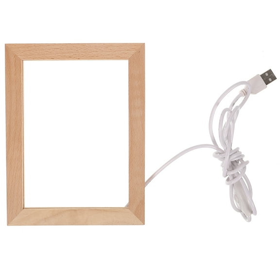 LED Light Photo Frame Photo Frame Freestanding Picture Photo Frame Desktop Decor