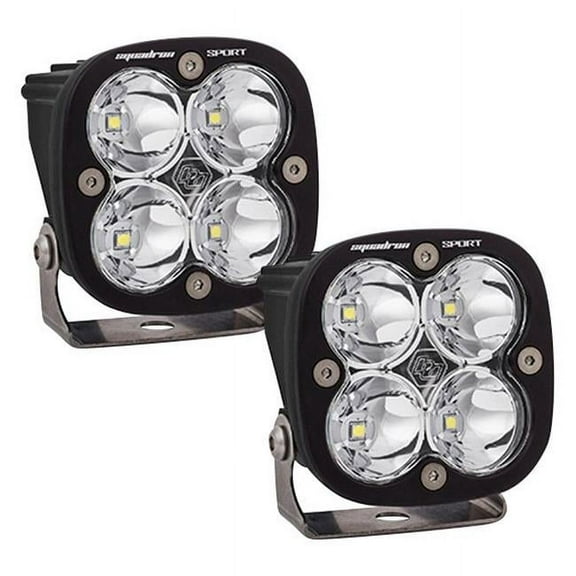 Baja Design 557806 LED Light Pods Clear Lens Work/Scene Pair Squadron Sport
