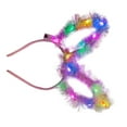 thumbnail image 1 of LED Light Up Rabbit Ear Headband, Women's Flashing Light Up Headband for Parties, Glowing Bunny Ears Hair Accessory for Christmas Halloween and Festivals - A, 1 of 7