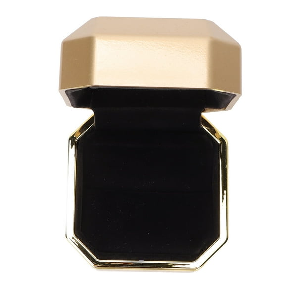 LED Light Ring Box Jewelry Display Gift Box Jewelry Storage Case for Engagement Wedding