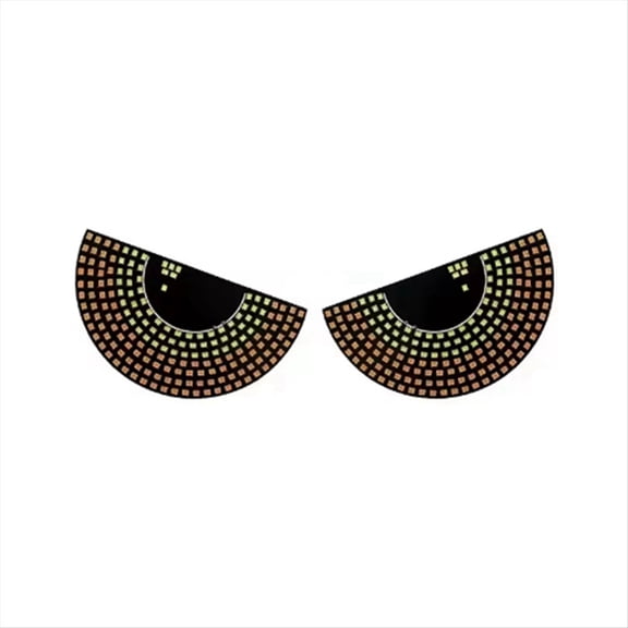 LED Light Signal Lights for Car Warning Strobe Flexible Matrix Panel Light USB Plug-in for Car Windshield Decor A,1PCS * USB Eye Light