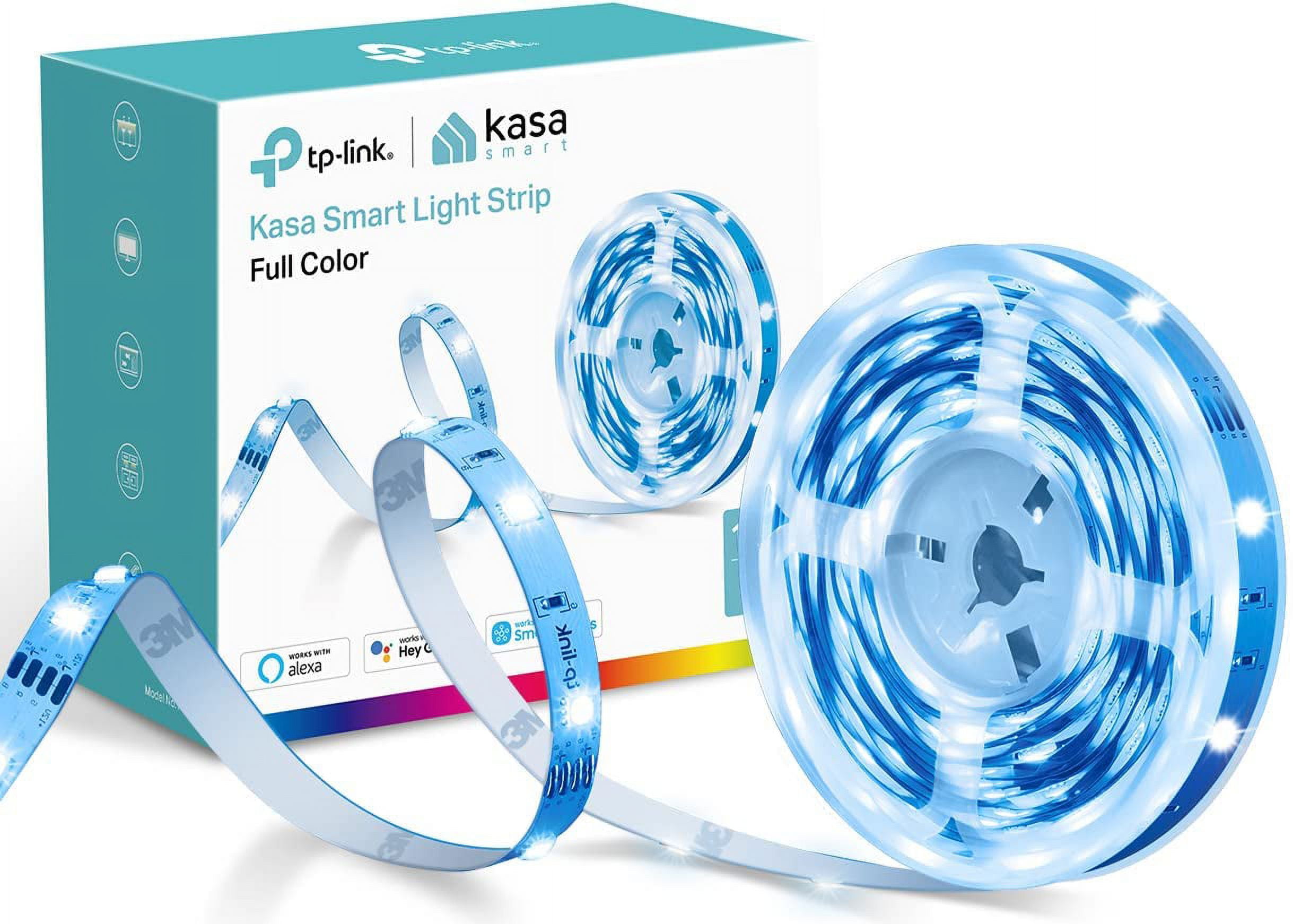 LED Light Strip, 16.4ft WiFi LED Strip Works with Alexa, Google Home, SmartThings, High Brightness with 16 Million Colors, RGB, Grouping, Adjustable Length, Up to 25,000 Hours (KL400L5)