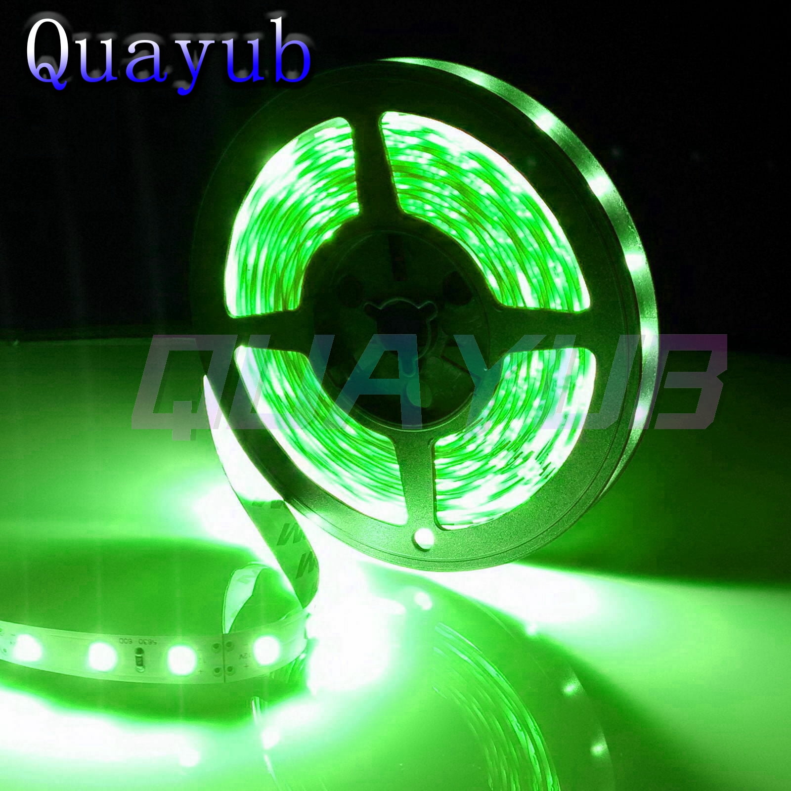 LED Light Strip Green 300LED 2835 16.4Ft Roll 5M 12V Rope Light ...