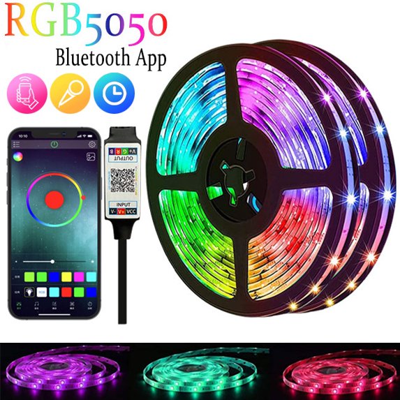 LED Light Strip RGB Low Voltage Light Strip Ws2812b Running Horse Breathing Water Desktop Atmosphere 5V Magic Color USB Light Strip