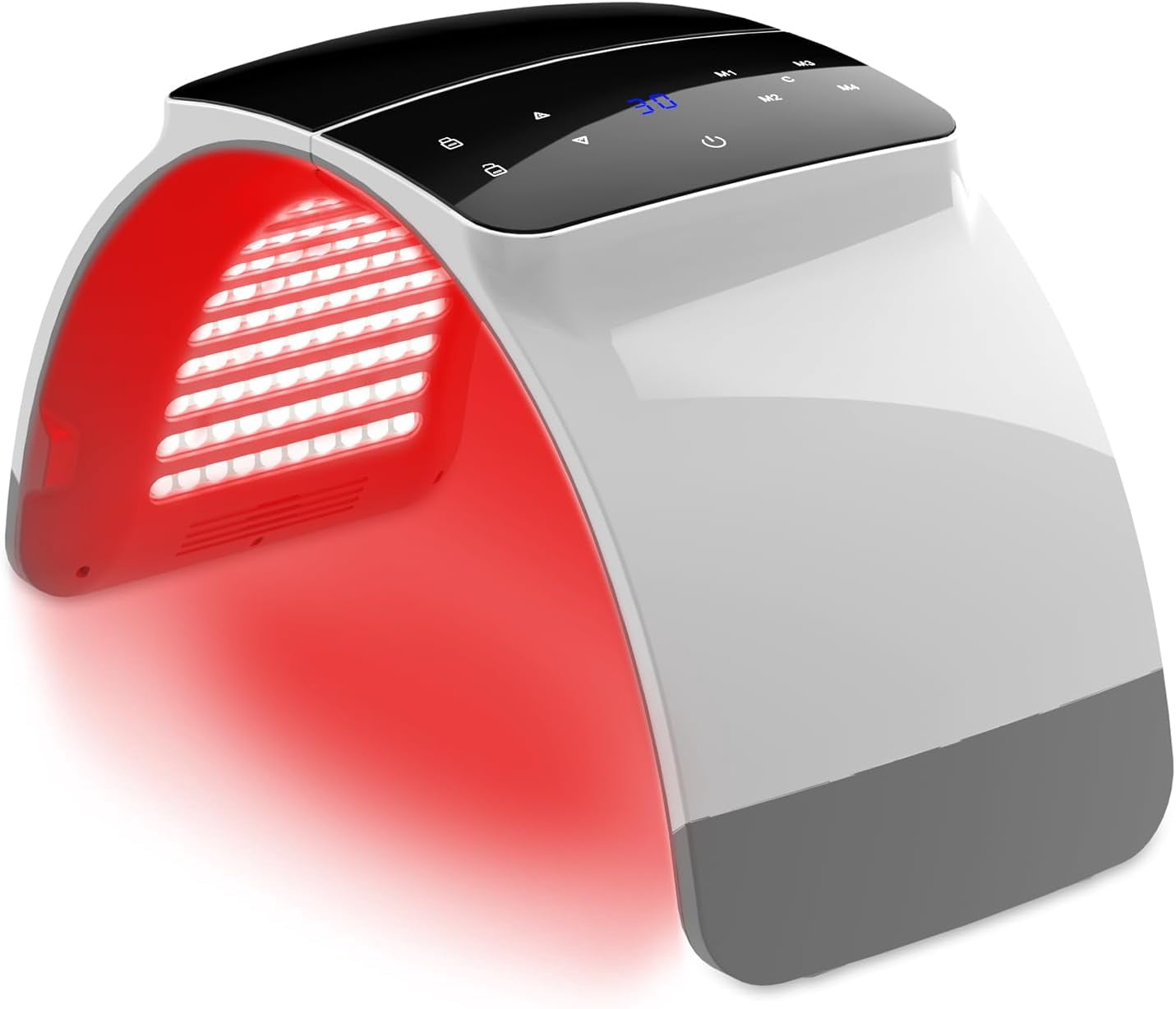 LED Face Mask Light Therapy Machine Red Infrared Blue Photon Device for Skin Care Acne Wrinkle Reduction New Version