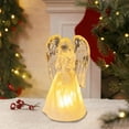 thumbnail image 1 of LED Light-Up Acrylic Angel Ornaments - Crystal-Like Cherub Angelic Night Light, Festive Christmas Decoration, Sparkling Imitation Crystal Angel Ornament for Home, 1 of 6
