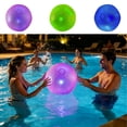 thumbnail image 1 of LED Light Up Beach Ball, Glow in Dark Floating Pool Toy, IP68 Waterproof Color Changing Splash Ball, Outdoor Night Games for Pool Beach Party, 1 of 7