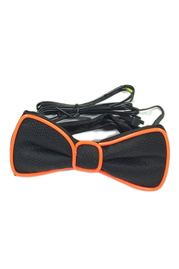 LED Light Up Bow Tie with Flashing Modes - Adjustable - Long-lasting - Wide Application Bow Tie - Prom Dress Performance Props