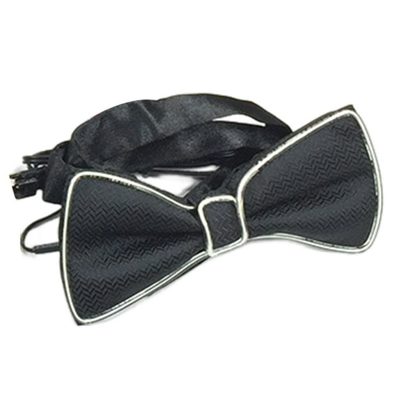 LED Light Up Bow Tie with Flashing Modes - Adjustable - Long-lasting - Wide Application Bow Tie - Prom Dress Performance Props