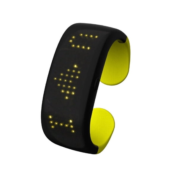 LED Light Up Bracelet Glowing Wristband Display Screen Party Bar Night Running