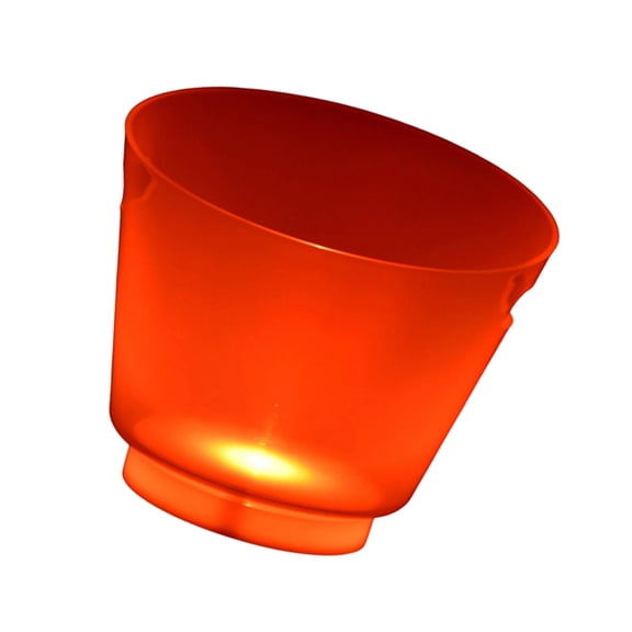 LED Light Up Ice Buckets For Drink Outdoors Gatherings Solid Design