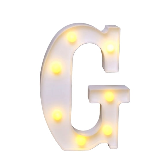 LED Light Up Letter Sign 22cm Decorative Marquee Alphabet Tabletop Night Light for Graduation Party Home Office Desk Decor