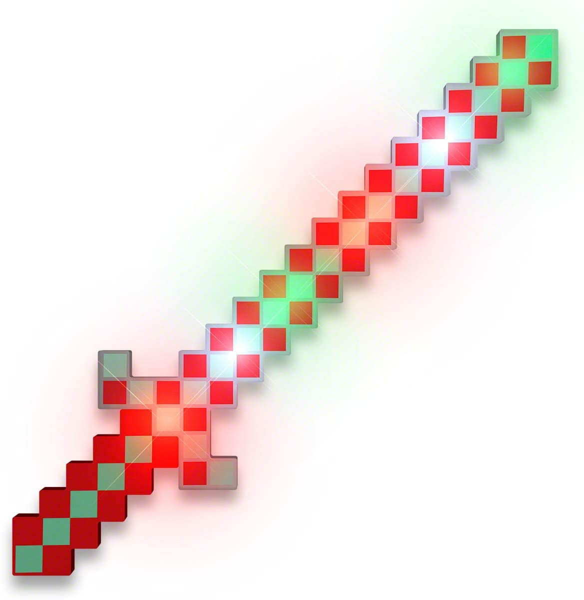 LED Light-Up Pixel Sword - MultiColor - Walmart Business Supplies