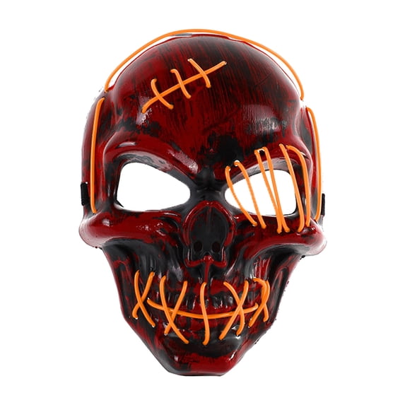LED Light Up Scary For Halloween Festival Cosplay Masquerade Carnival Party