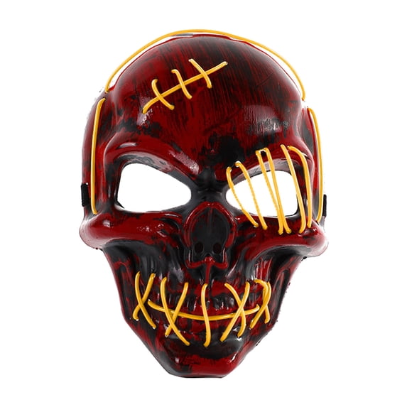 LED Light Up Scary For Halloween Festival Cosplay Masquerade Carnival Party