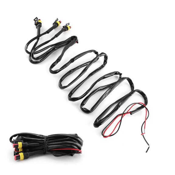 LED Light Wiring Harness Cable for Ford F-150 2004-2018 Raptor Style Grille