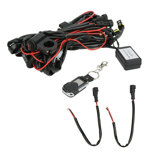 LED Light Wiring Harness Kit 12V On Off Headlight Spotlights Switch