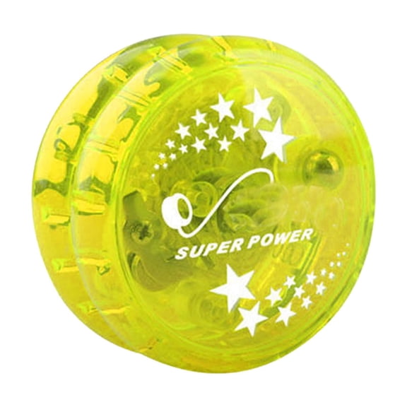 LED Light Up YoY o Set for Kids - LED Light Up YoY o Ball Bulk, Flashing Plastic Entertaining Responsive Ball for Beginner Kids Birthday Party Goodie Bag Fillers,Yellow