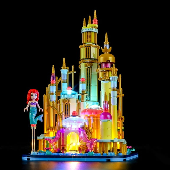 LED Light for -40708 Mini Ariel's Castle Building Blocks Model (Building Set NOT Included)