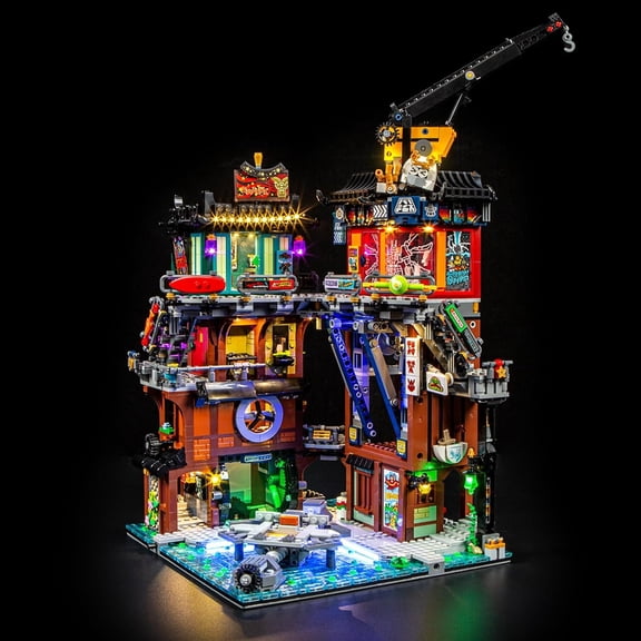 LED Light for 71837 Ninjago NINJAGO City Workshops Building Blocks Model (Building Set NOT Included)