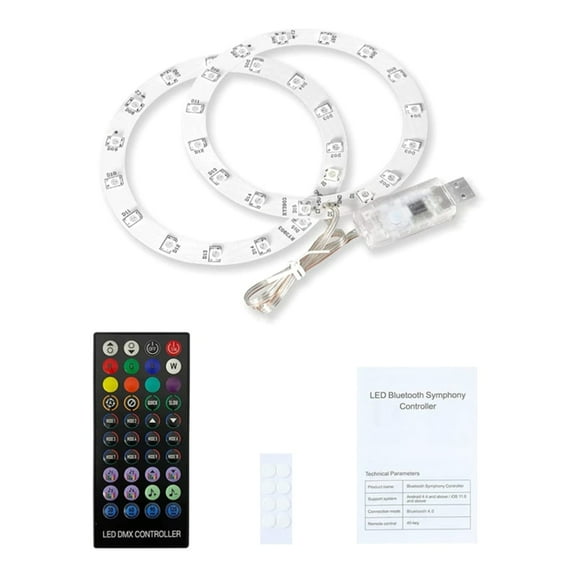 LED Light for Console 5050 Flexible LED with 8 Colors 400 Effects LED Light