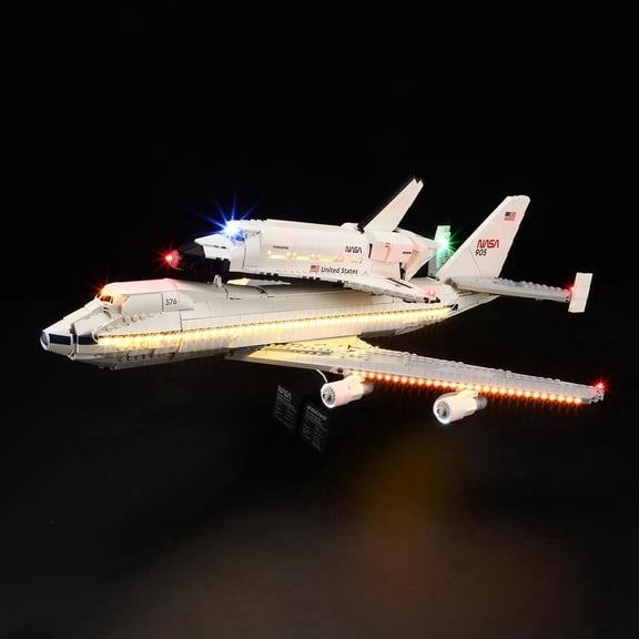 LED Light for Lego-10360 Icons Shuttle Carrier Aircraft Building Blocks Model (Building Set NOT Included)