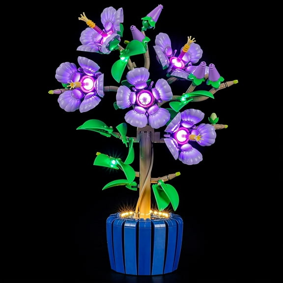 LED Light for Lego-10372 Botanical Hibiscus Building Blocks Model (Building Set NOT Included)