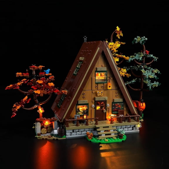 LED Light for Lego-21338 Ideas A-Frame Cabin Building Blocks Model (Lego Set NOT Included)