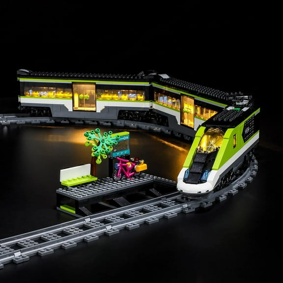 LED Light for Lego-60337 City Express Passenger Train Building Blocks Model (Lego Set NOT Included)