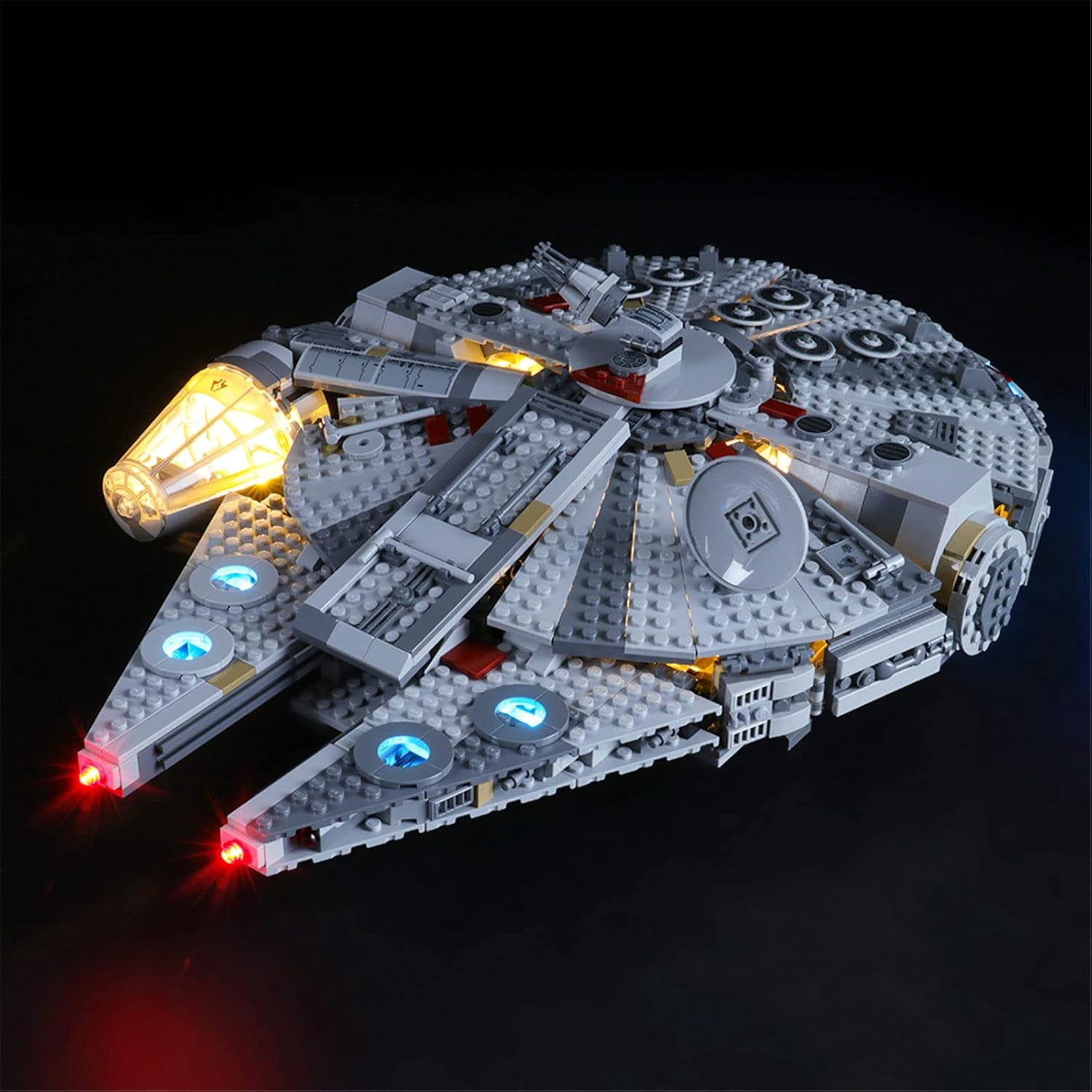 LED Light for Lego-75257  Millennium Falcon Building Blocks Model (Lego Set NOT Included)
