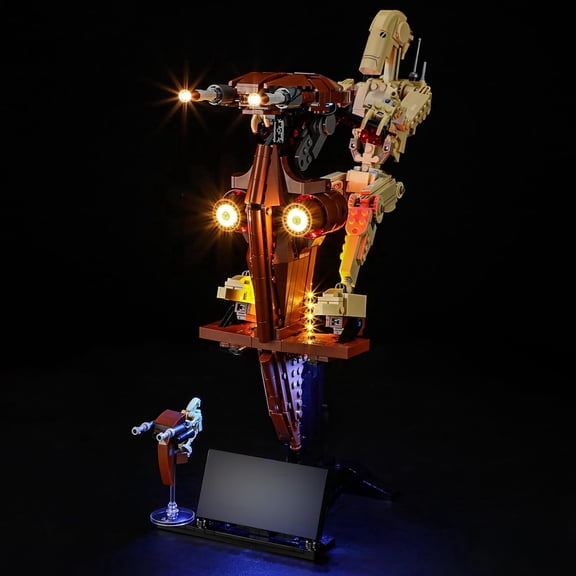 LED Light for Lego-75428 Battle Droid with STAP Building Blocks Model (Lego Set NOT Included)