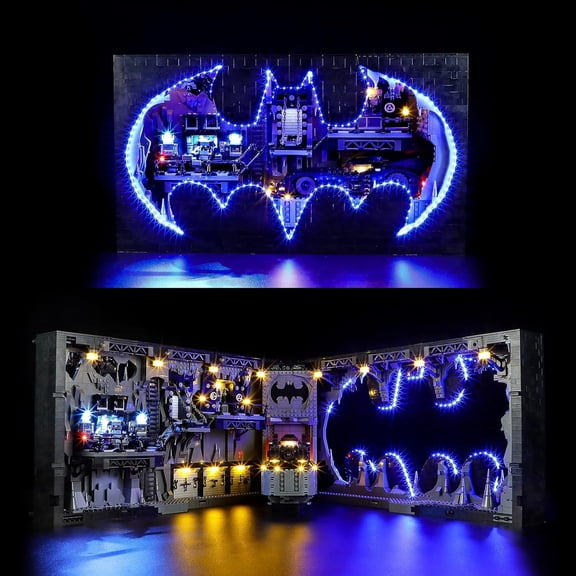LED Light for Lego-76252 DC Batcave-Shadow Box Building Blocks Model (Lego Set NOT Included)