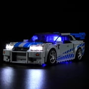 LED Light for Lego-76917 Speed Fast 2 Furious Nissan Skyline GT-R Building Blocks Model Lego Set NOT Included