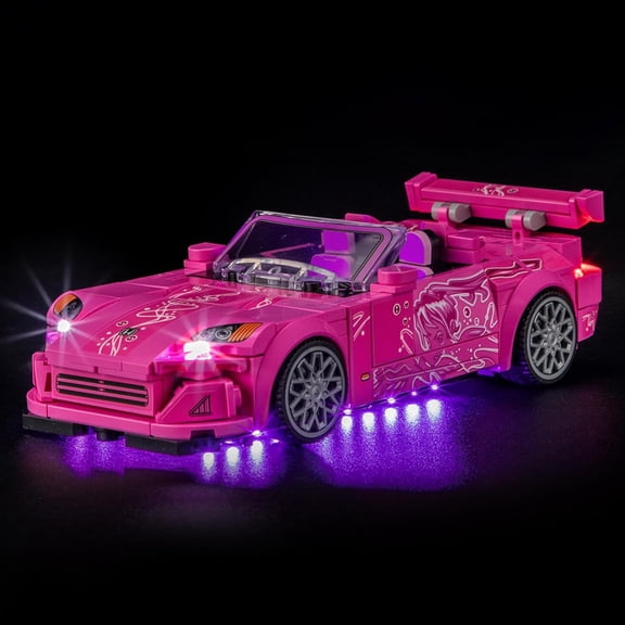 LED Light for Lego-77241 Speed Champions 2 Fast 2 Furious Honda S2000 Building Blocks Model (Building Set NOT Included)