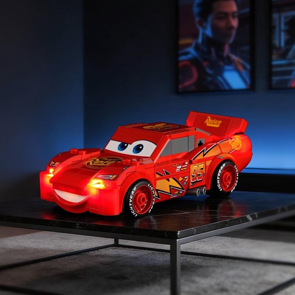 LED Light for Lego-77255 Lightning McQueen Building Blocks Model (Building Set NOT Included)