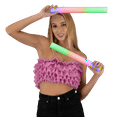 thumbnail image 1 of 16" LED Glow Foam Sticks - 100 Pack MultiColor Light-Up Stick Batons for Parties, Shows & Events by PartyGlowz, 1 of 7
