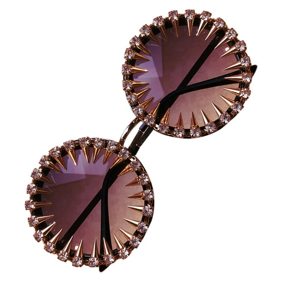 Vintage Glasses Reader Round Sunglasses Retro for Women Miss Child Black