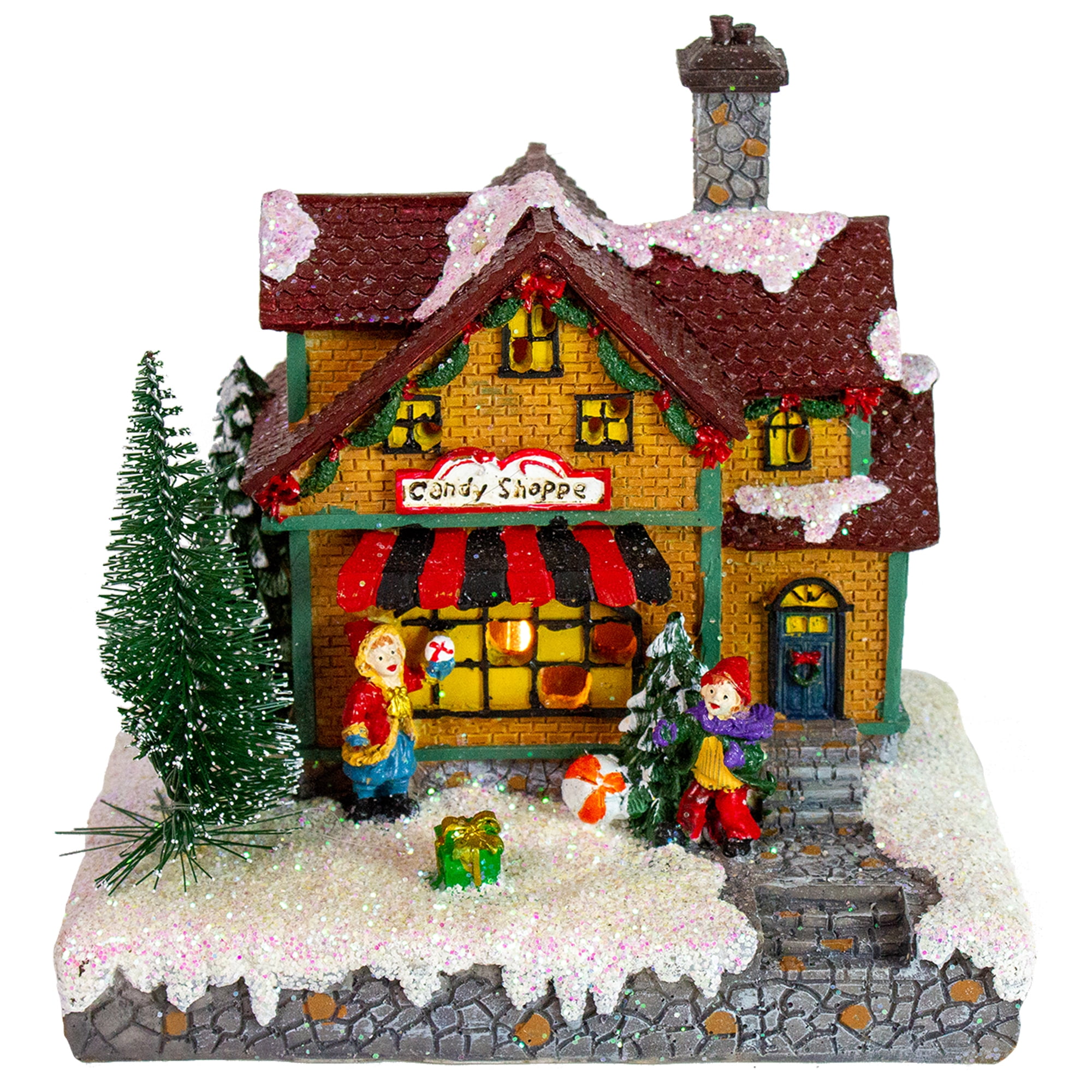 Northlight LED Lighted Candy Shoppe Christmas Village Decoration - 6.75"