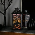 thumbnail image 1 of Northlight LED Lighted Jack-O-Lantern Happy Halloween Lantern - 11" - Black, 1 of 6