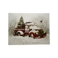 thumbnail image 1 of Northlight LED Lighted Merry Christmas Pepsi Cola Delivery Truck Canvas Wall Art 12" x 15.75", 1 of 3