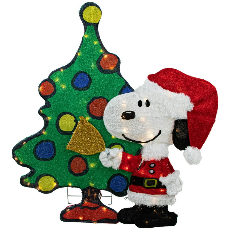 スヌーピー　SNOOPY　LED イルミネーション　ライト　特大　クリスマス Northlight LED Lighted Peanuts Snoopy and Christmas Tree