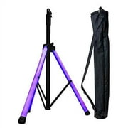 LED Lighted Speaker Stand - With Carry Bag - Ultra Bright LED Tubes - Adkins Professional