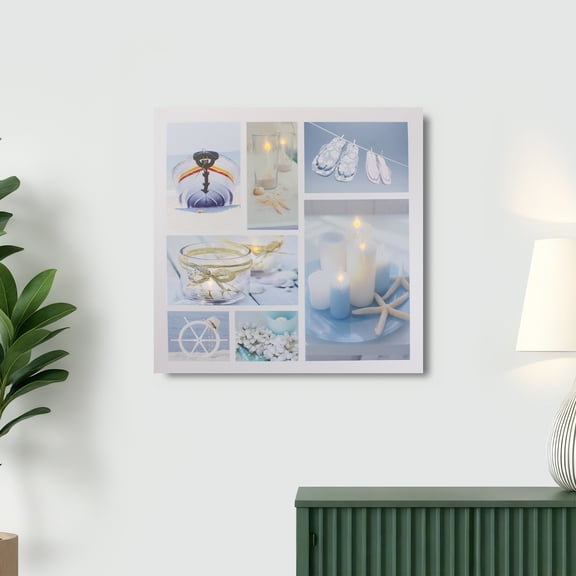 Northlight LED Lighted Beach Fun and Relaxation Canvas Wall Art 19.75"