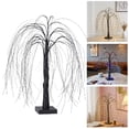 thumbnail image 1 of LED Lighted Weeping Willow Tree USB Battery Operated Purple Orange Light Up Willow Tree Plastic Tabletop Decor for Indoor Outdoor Wedding Halloween Christmas Home Party Mantel Entryway Decor, 1 of 6