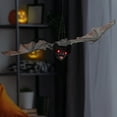 thumbnail image 1 of Northlight LED Lighted Animated Halloween Bat with Wings - 48", 1 of 7