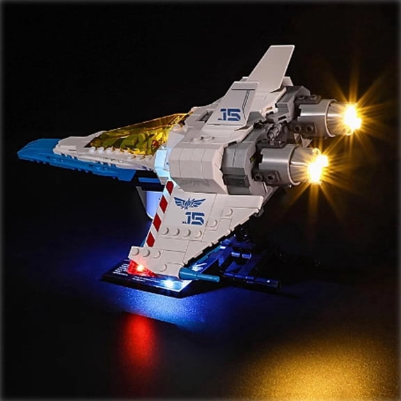 LED Lighting Compatible with Lego-76832 Space Shuttle Model, Lighting Kit Compatible with Lego 76832, Provides Lighting for Model, Model Kit Not Included.