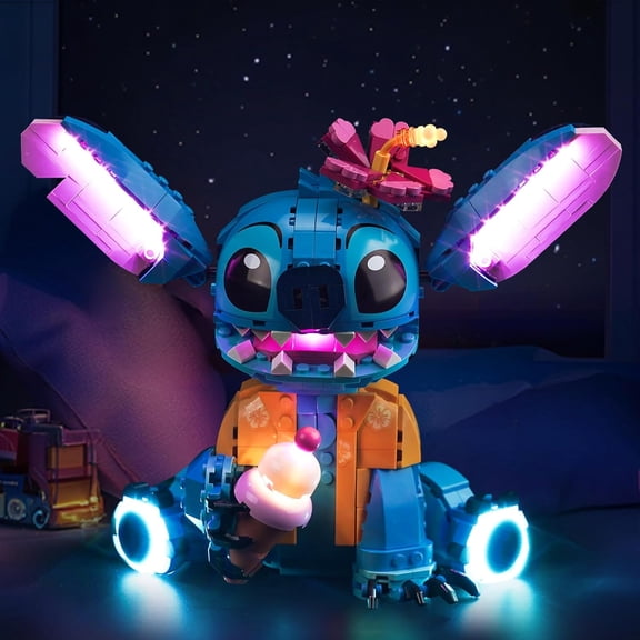 LED Lighting Compatible with Lego-43249 Stitch - JUST Lights, Light Kit Compatible with Lego 43249, Giving Light to Model, Model NOT Included