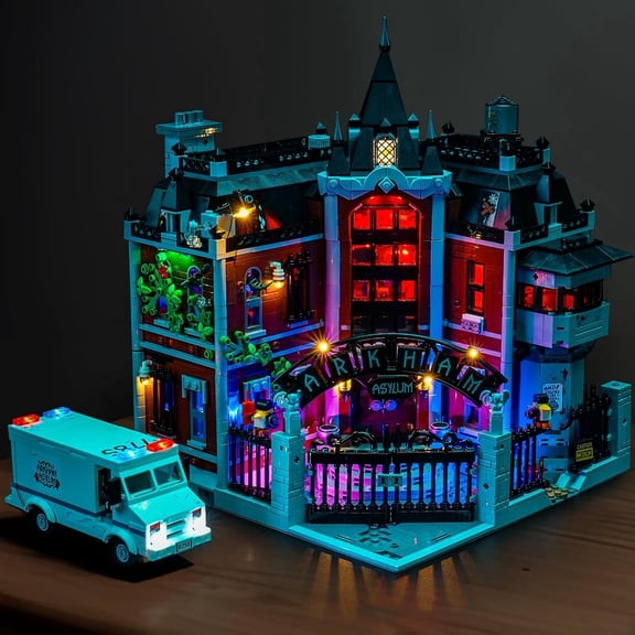LED Lighting Compatible with Lego 76300 Arkham Asylum,Light Kit Compatible with Lego 76300,Model NOT Included - JUST Lights