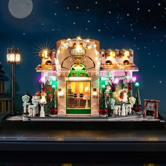 LED Lighting Compatible with Lego French Caf 10362, Light Kit Compatible with Lego-10362, NOT Included The Model Set - JUST Lights